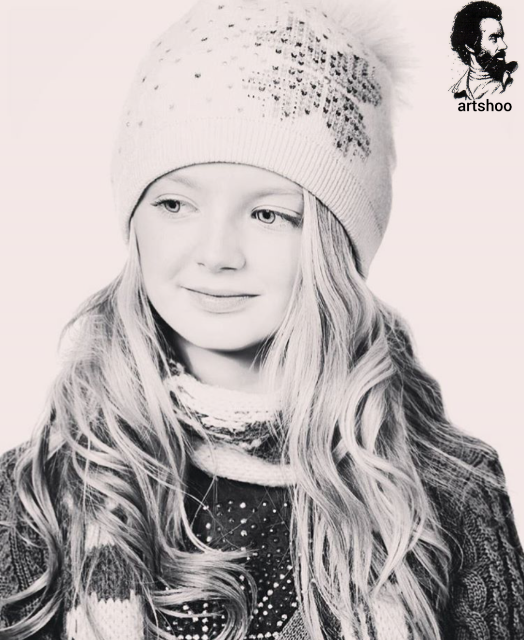 مدل کودک سیاه قلم